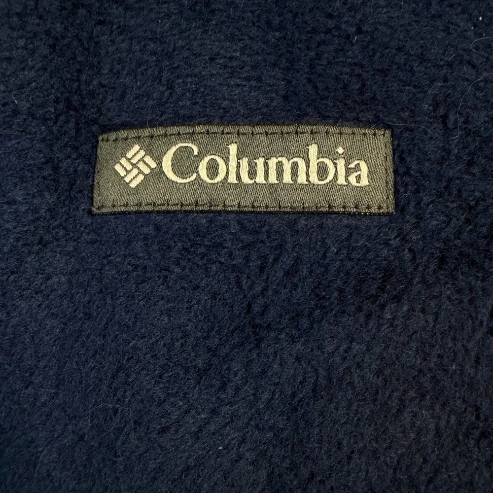 NWT Columbia Steens Mtn Fleece Vest‎ Youth XL Navy Blue Full Zip WB1433-464